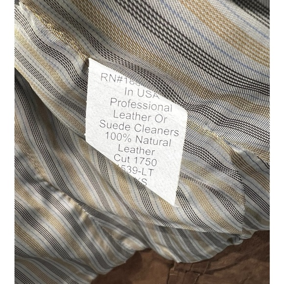 Beautiful vintage brown leather jacket - Picture 6 of 12